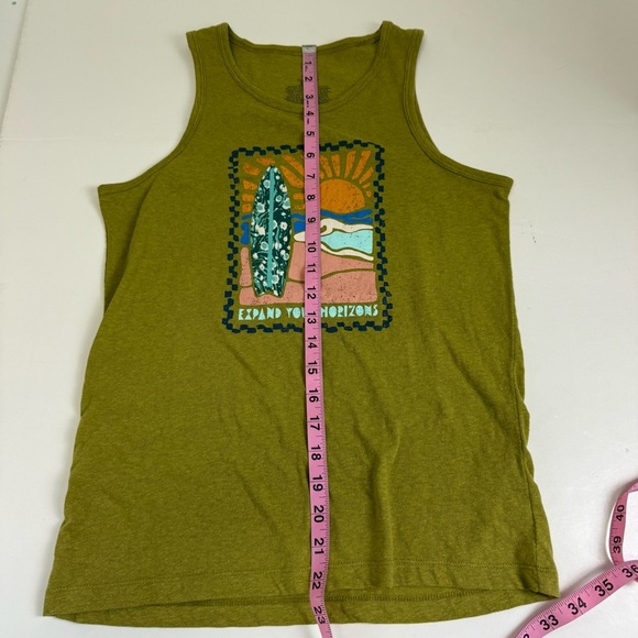 NEW Treasure & Bond Tank Top Girls Size Medium 8 10 Kids Green Surf NWOT - Picture 6 of 6